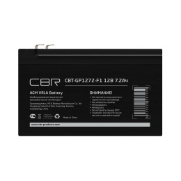CBR Аккумуляторная VRLA батарея CBT-GP1272-F1 12В 7.2Ач , клеммы F1