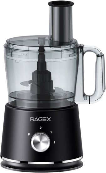 Кухонный комбайн 9 в 1 RAGEX R121, 2.5л, 1500Вт, цвет: 201 (темно-серый)