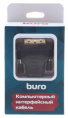 Адаптер Buro DVI-D (m) -  HDMI (f),  GOLD ,  черный [bhp ret ada_hdmi-dvi]