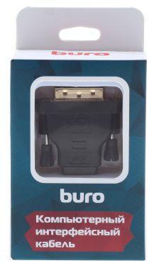 Адаптер Buro DVI-D (m) -  HDMI (f),  GOLD ,  черный [bhp ret ada_hdmi-dvi]