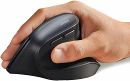 Беспроводная вертикальная мышка UGREEN M571P 65042 Wireless Vertical Mouse 2.4GHz & Bluetooth. Цвет: черный (65042_)