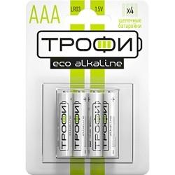 Трофи LR03-4Bl Energy Alkaline 40/960/34560 4 шт. в уп-ке B0017044