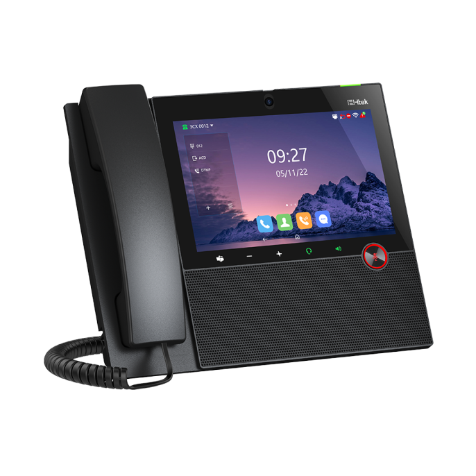 IP-видеотелефон Htek UCV52 RU со встроенной камерой, POE, БП в комплекте