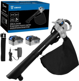 Воздуходувка-пылесос Deko DKBL22 20Вт оранжевый/черный