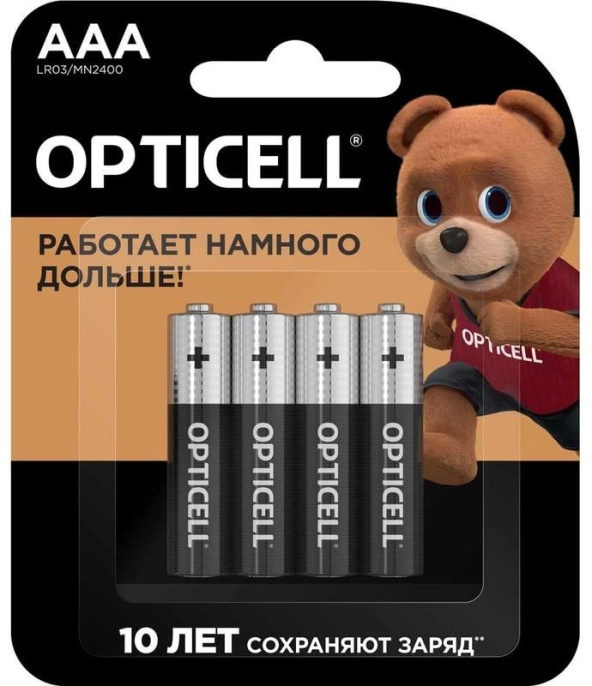 AAA Батарейка OPTICELL Basic LR03,  4 шт.