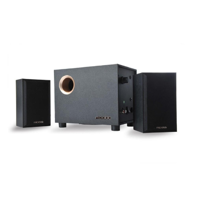 Колонки Microlab M-105BT {Bluetooth, 10 Вт RMS, Распределение мощности 2,5 Вт х 2 +5 W, Частотная характеристика 40-20 кГц, Соотношение сигнал/шум 70 дБ}