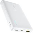 Внешний аккумулятор Baseus P1008210D213-00 EnerFill FP21 Power Bank 10000mAh 22.5W Moon White PPAP-1022-2 емкость: 10000 mAh 37 Wh , максимальная мощность: до 22.5 W, порты: USB-C