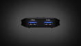 Переключатель электронный ATEN US4322-AT USB, 2 ПК 2 устройства, 2 2 USB A-тип, Female, со шнурами A-A 2х1.5м., USB 3.2 Gen1
