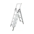 Алюминиевая стремянка SevenBerg calipso 5 широких ступеней белая Calipso-5 silver