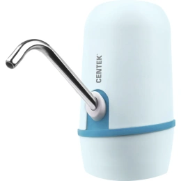 Электрическая помпа Centek 2.2л/мин 8Вт, 2 насоса, Li 1200 мАч, USB зарядка, LED CT-3002 Blue