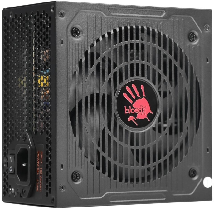 Блок питания BLOODY BD-PS850G,  850Вт,  80 PLUS GOLD,  120мм, черный, retail [bd-ps850g-m]