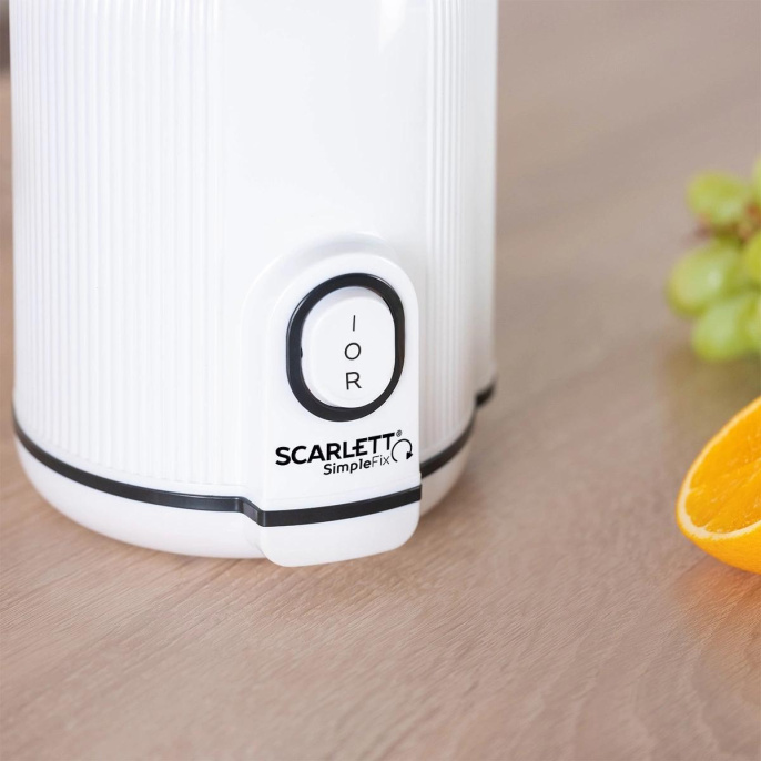 Соковыжималка Scarlett SC-JE50S63,  шнековая,  белый