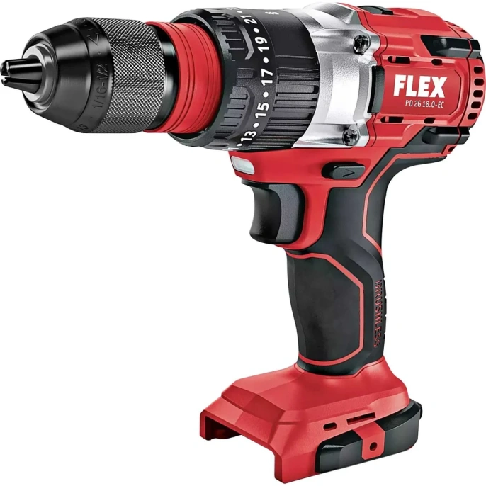 Двухскоростной аккумуляторный ударный дрель-шуруповерт FLEX PD 2G 18.0-EC C 491233
