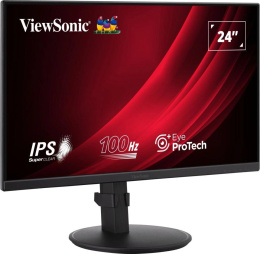 23.8" Монитор ViewSonic VA2408-HDJ,  1920x1080,  IPS,  100Гц,  1хHDMI,  1хDP,  черный