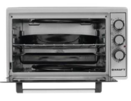 KRAFT KF-MO 3801 GR Мини-печь, 38 л, серый