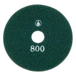 Диск алмазный гибкий шлифовальный (100 мм; 800 mesh) для работы с подачей воды MESSER DIY 04.100.800