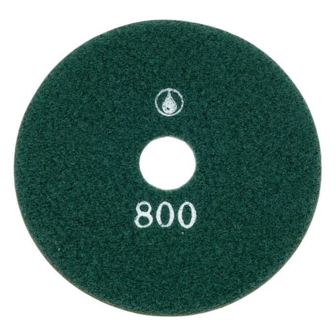 Диск алмазный гибкий шлифовальный (100 мм; 800 mesh) для работы с подачей воды MESSER DIY 04.100.800