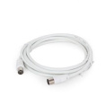 Кабель соединительный антенный PREMIER CCV-515-W-3M,  Coax (f) -  Coax (m),  75Ом,  3м, белый