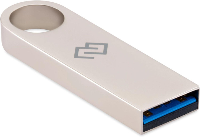 Флешка USB Digma DRIVE3 512ГБ, USB3.0, серебристый [dgful512a30sr]