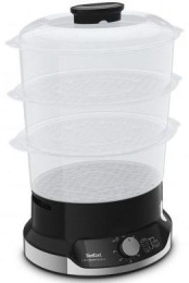 Пароварка Tefal VC204810 3ярус. 800Вт черный (1510001937)
