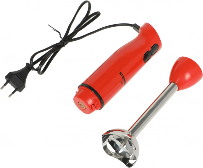 Блендер StarWind SBP2201,  погружной,  красный/черный