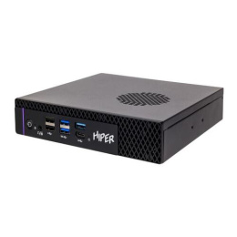 Мини ПК HIPER FACTUM FT20 Intel Core i5 14400 2.5Ghz /16384Mb/512PCISSDGb/noDVD/BT/WiFi/war 1y/1.3kg/черный/Win11Pro + БП 150Вт/металл/VESA Адаптер на 75х75, 100х100 FT20-i5144R16N5R6BWP