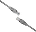 Патч-корд NTSS NTSS-PC-UTP-RJ45-5e-0.15-LSZH-GY UTP RJ-45 вил.-вилка RJ-45 кат.5E 0.15м серый LSZH уп.:1шт 26AWG