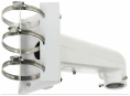 Hikvision DS-1602ZJ-pole Крепление на столб, белый, для скоростных поворотных купольных камер, алюминий, 117х194х451.3 мм