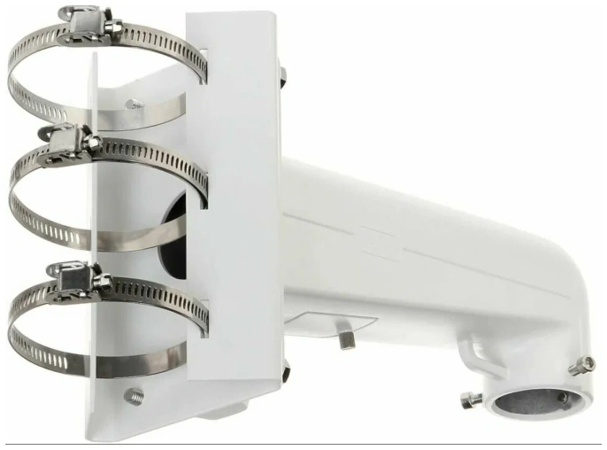 Hikvision DS-1602ZJ-pole Крепление на столб, белый, для скоростных поворотных купольных камер, алюминий, 117х194х451.3 мм