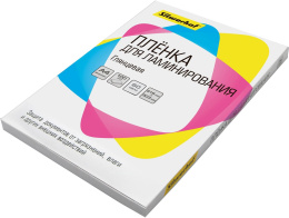 Пленка для ламинирования Silwerhof 60мкм A4 100шт глянцевая 216x303мм