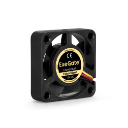 Вентилятор 12В DC ExeGate ExtraSilent ES04010S3P (40x40x10 мм, Sleeve bearing (подшипник скольжения), 3pin, 4000RPM, 19dBA) EX283364RUS