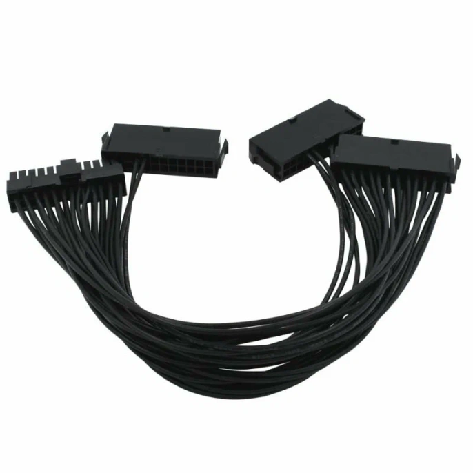 Sync Starter TSR436 30 см двойной удлинительный кабель-адаптер 3 PSU ATX 24Pin блок питания Sync Starter ADD3PSU для майнинга биткоинов