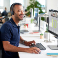 Гарнитура проводная LOGITECH Headset H111 Stereo серый (1хJack 3.5mm, кабель 1.8м) (981-000588)