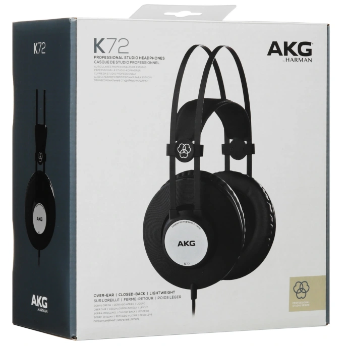 Проводные наушники AKG K72 черный 2016