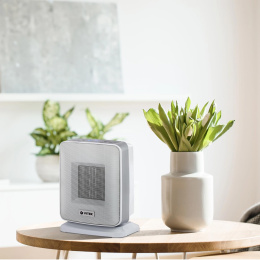 Тепловентилятор керамический Vitek VT-2052,  1500Вт,  с термостатом, 2 режима, серый