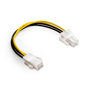 Удлинитель кабеля питания материнской платы +12V ExeGate EX-EXT-8M8F-0.3 8pin EPS12V M/8pin EPS12V F, 0,3м EX295553RUS