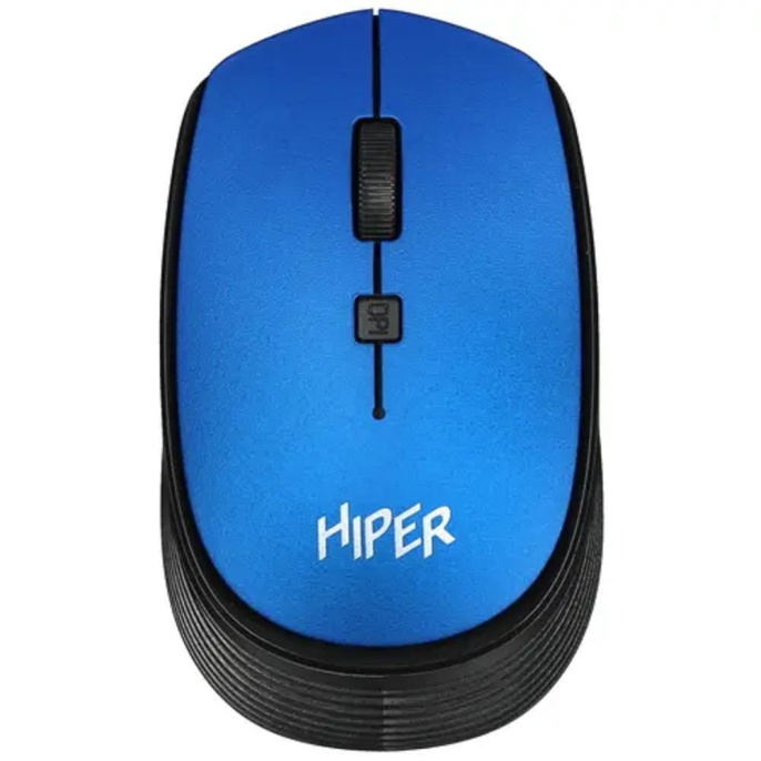 Мышь HIPER беспроводная HOMW-083 {1600dpi, синий, USB, 4кнп}