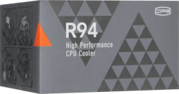Кулер PCCooler R94 (R94-XXNIXX-GL) (Intel LGA1200/115X, крепление на винтах, размер вентилятора: 94×94×25мм, гидродинамический подшипник, 2400об/мин, 34.46CFM, 27.3dB(A), PWM, TDP 65W, 94х94х56мм, 158г)