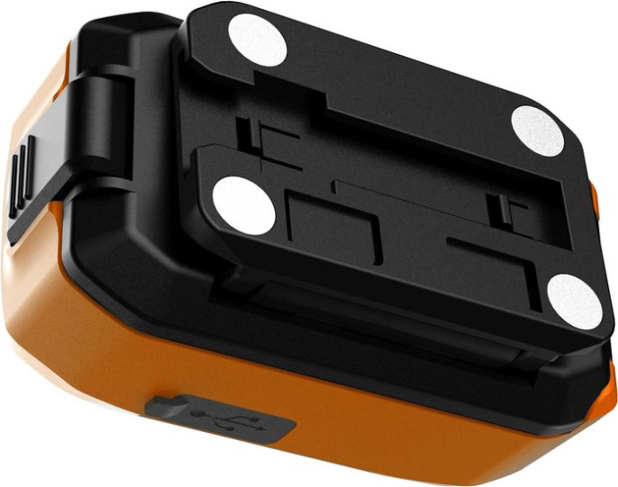 Фонарь налобный аккумуляторный MaxPiler MHF-02 (500-120 Лм, LED SMD+COB, 55*, 4 реж, 1,2-10ч, инд. заряда)
