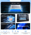 Неттоп Acer Gadget E10 ERBox AMD Ryzen 7 6800H,  LPDDR5 16ГБ, 512ГБ(SSD),  AMD Radeon 680M,  Windows 11 Pro,  черный и белый