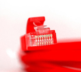 Greenconnect Патч-корд прямой 1.0m, UTP кат.5e, красный, позолоченные контакты, 24 AWG, литой, GCR-LNC04-1.0m, ethernet high speed 1 Гбит/с, RJ45, T568B