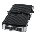 Электрический гриль RAGEX R782-900 с режимом барбекю, 2000 Вт, серебристый