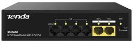 Коммутатор Tenda SG106PC (L2) 6x1Гбит/с 4PoE 50W неуправляемый