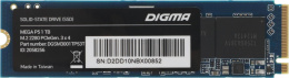 Накопитель SSD Digma PCIe 3.0 x4 1TB DGSM3001TP53T Mega P5 M.2 2280