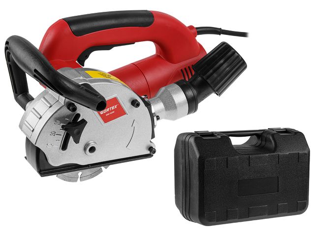 Штроборез WORTEX WM 1230 в кор. 1320 Вт, 125 мм, глубина до 30 мм, конст. эл., плав. пуск. 0330247