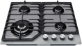 Газовая варочная панель SCHAUB LORENZ SLK GG6018,  4 конфорки,  закаленное стекло,  серый