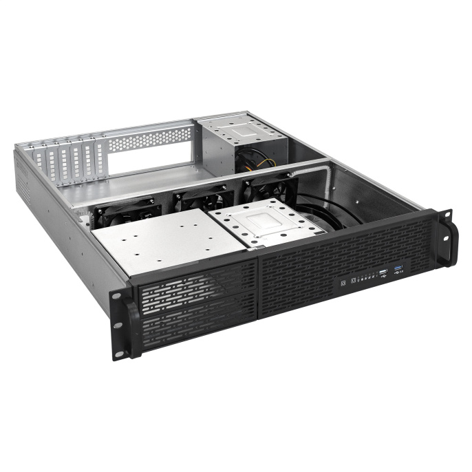Серверный корпус ExeGate Pro 2U550-06/2U2088 <RM 19", высота 2U, глубина 550, без БП, USB+USB3.0> EX172968RUS