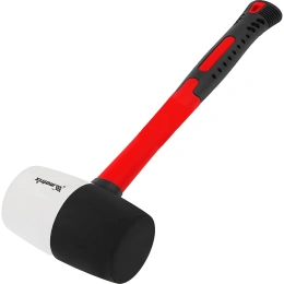 Резиновая киянка MATRIX 910 г, черно-белая резина, фибергласовая рукоятка 11173