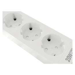 Сетевой фильтр Harper удлинитель UCH-440 White PD3.0 H00003204