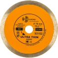 Диск алмазный отрезной TRIO-DIAMOND сплошной ультратонкий 76x10 Ultra Thin Expert UTE500